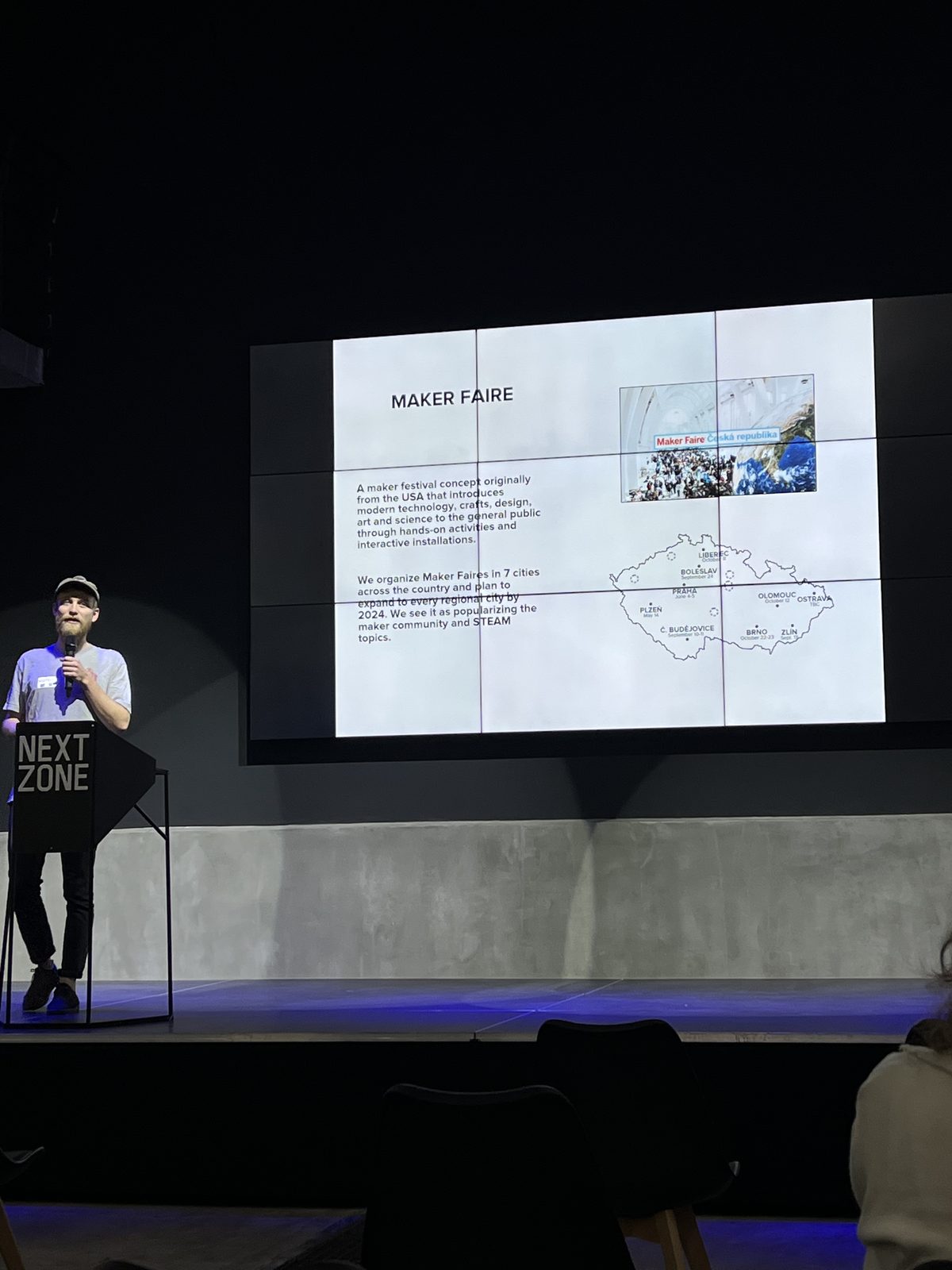Predstavljanje mreže Maker Faire Češka Republika